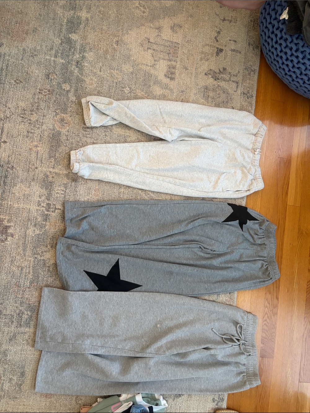 Kids Gray Star Sweatpants - Brand Unspecified